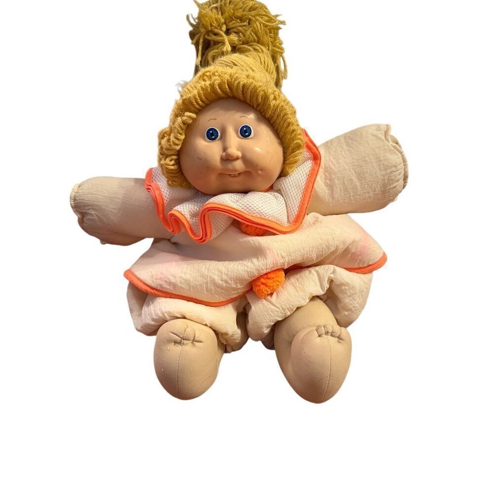 Cabbage Patch Kids 1978 #55‎ Blonde Doll 16” in a Clown Outfit